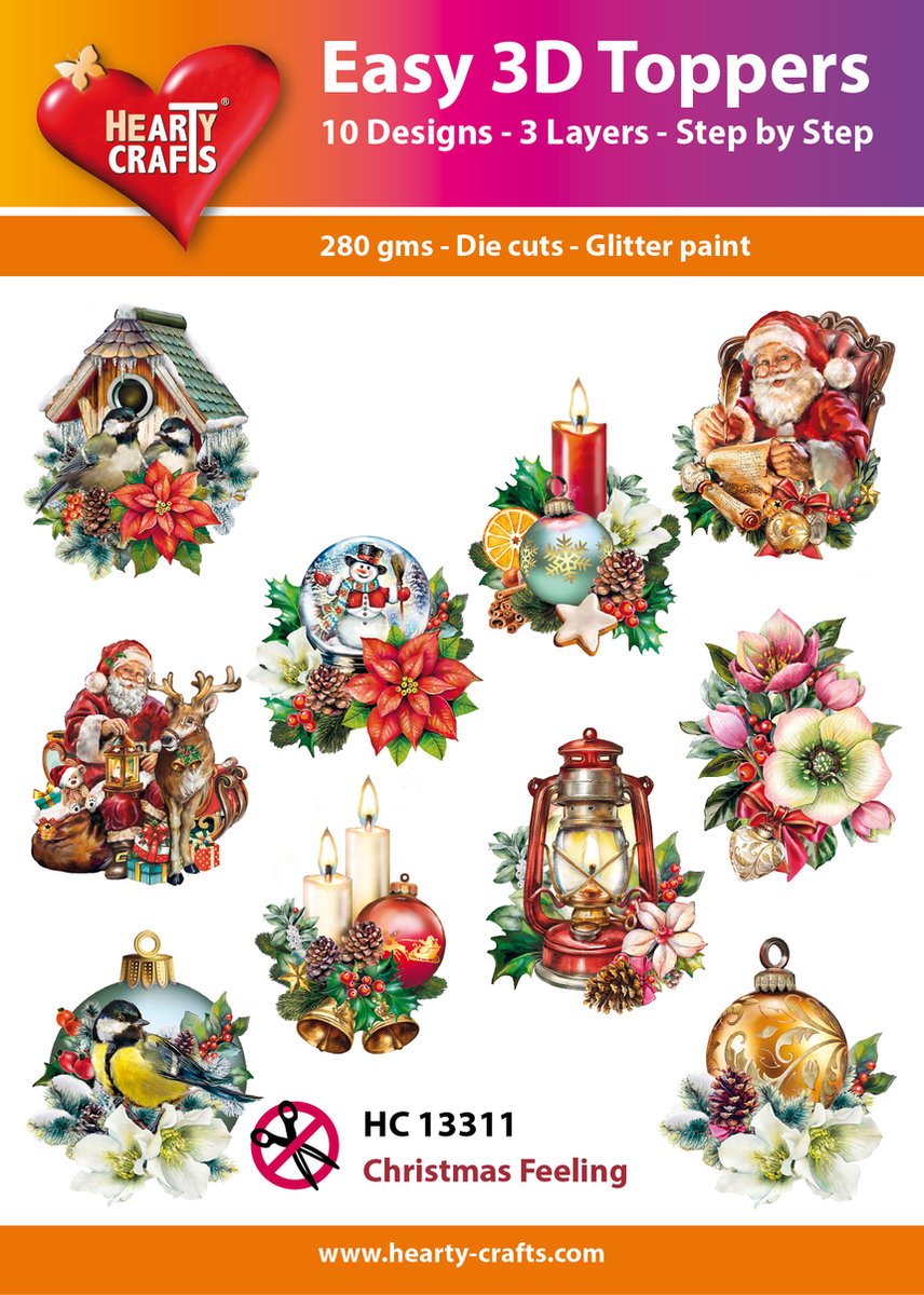 Easy 3D Topper - Kerst gevoel - HC13311