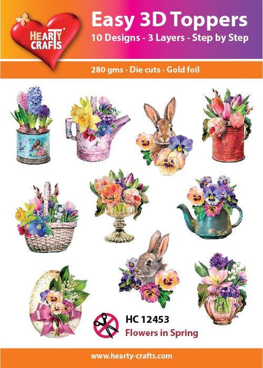 Easy 3D Topper Bloemen in de Lente