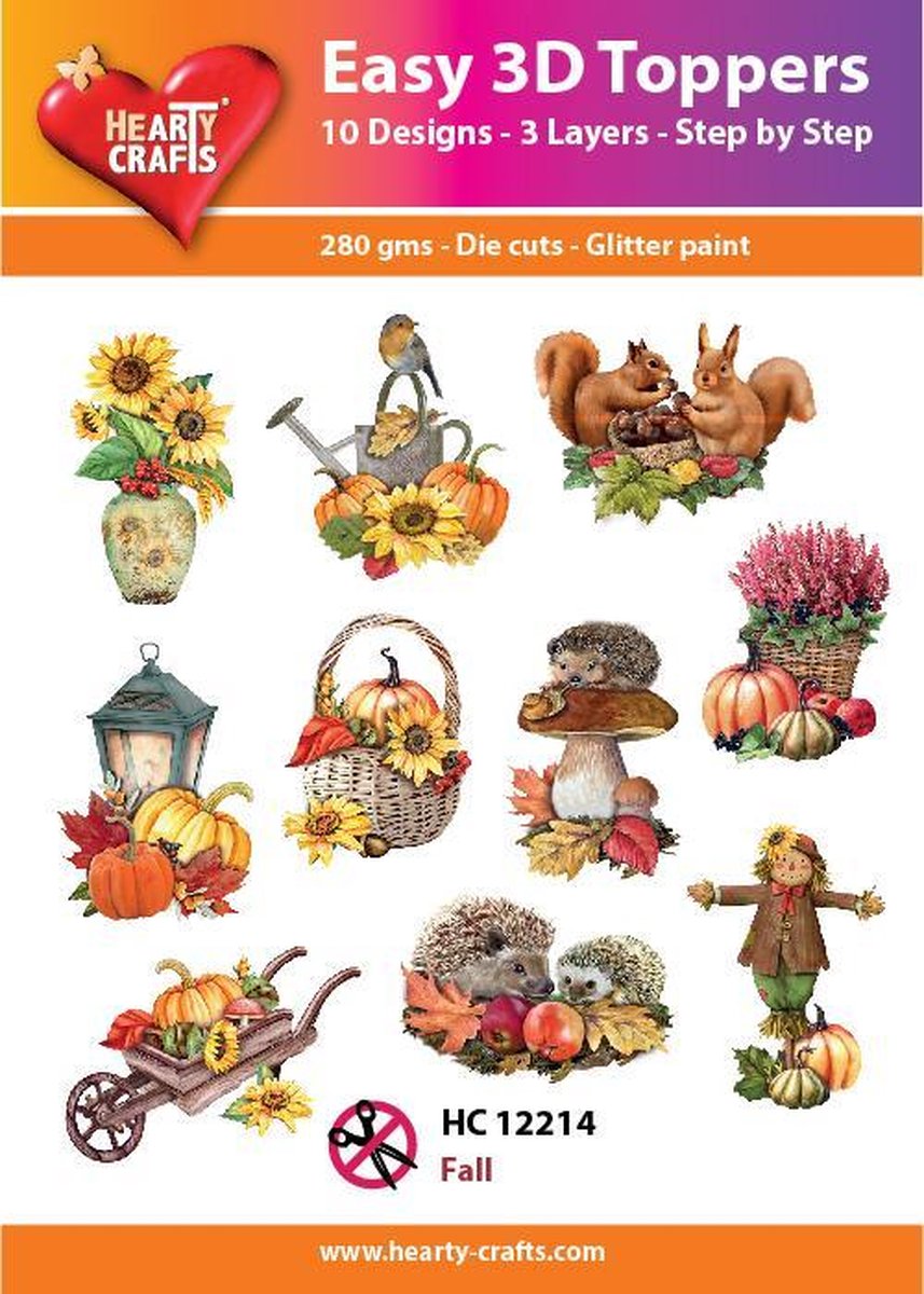 Easy 3D Topper Herfst