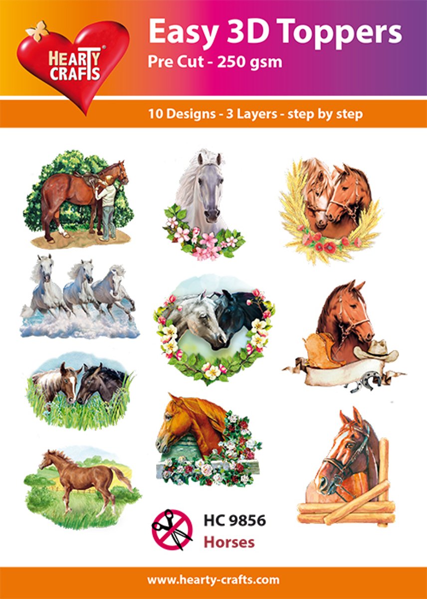 Easy 3D Topper Paarden