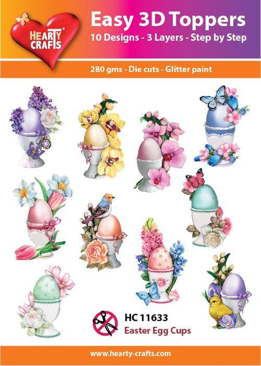 Easy 3D Topper Paaseieren - HC11633