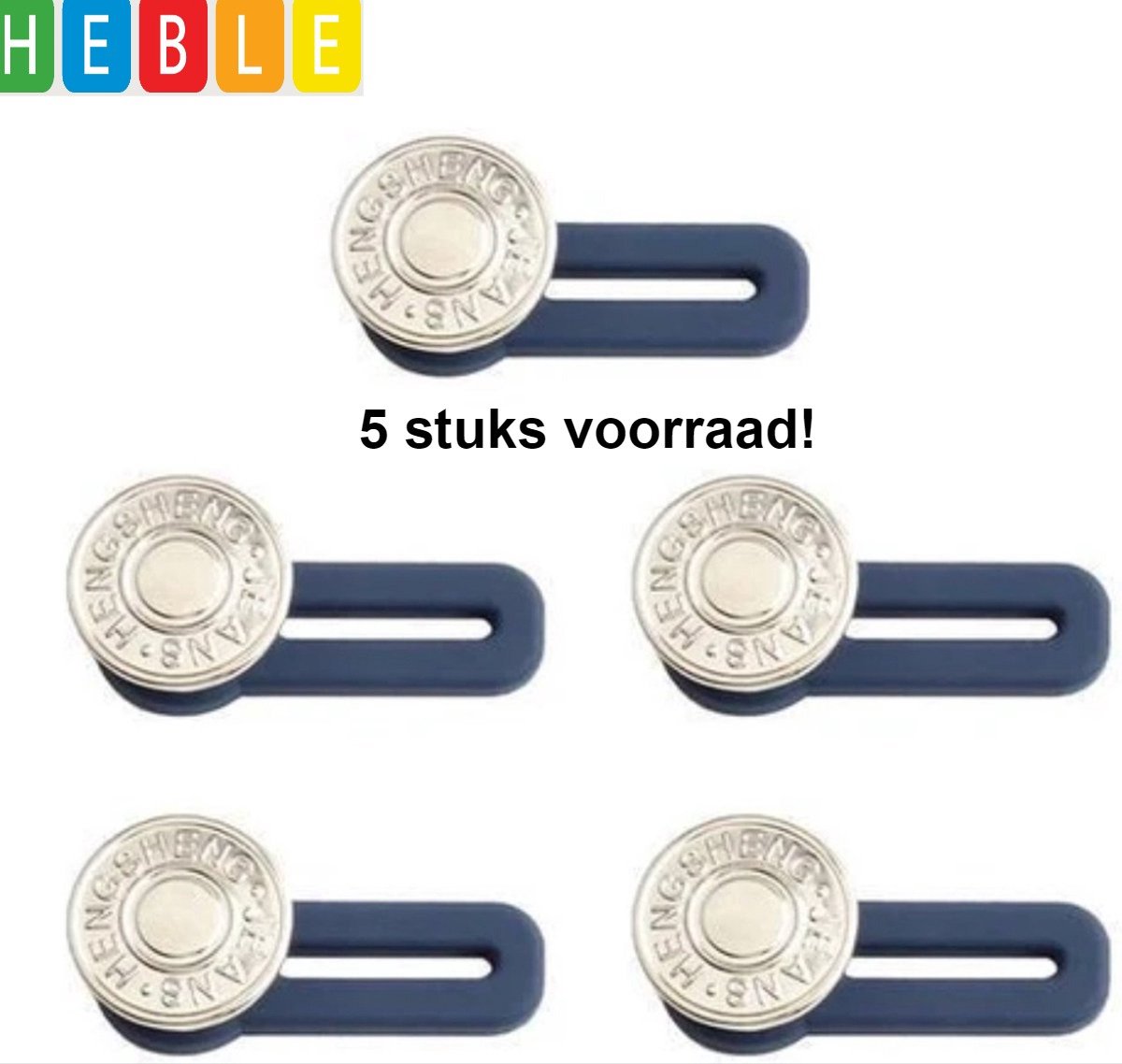 *** Premium  sgat Verlenger 5 Stuks Zilver - Broekverbreder - Jeans Broek Verbreder - Broekverbredende   - Zwanger Buikband - Zwangerschapsbroek Verbreder - van   ***