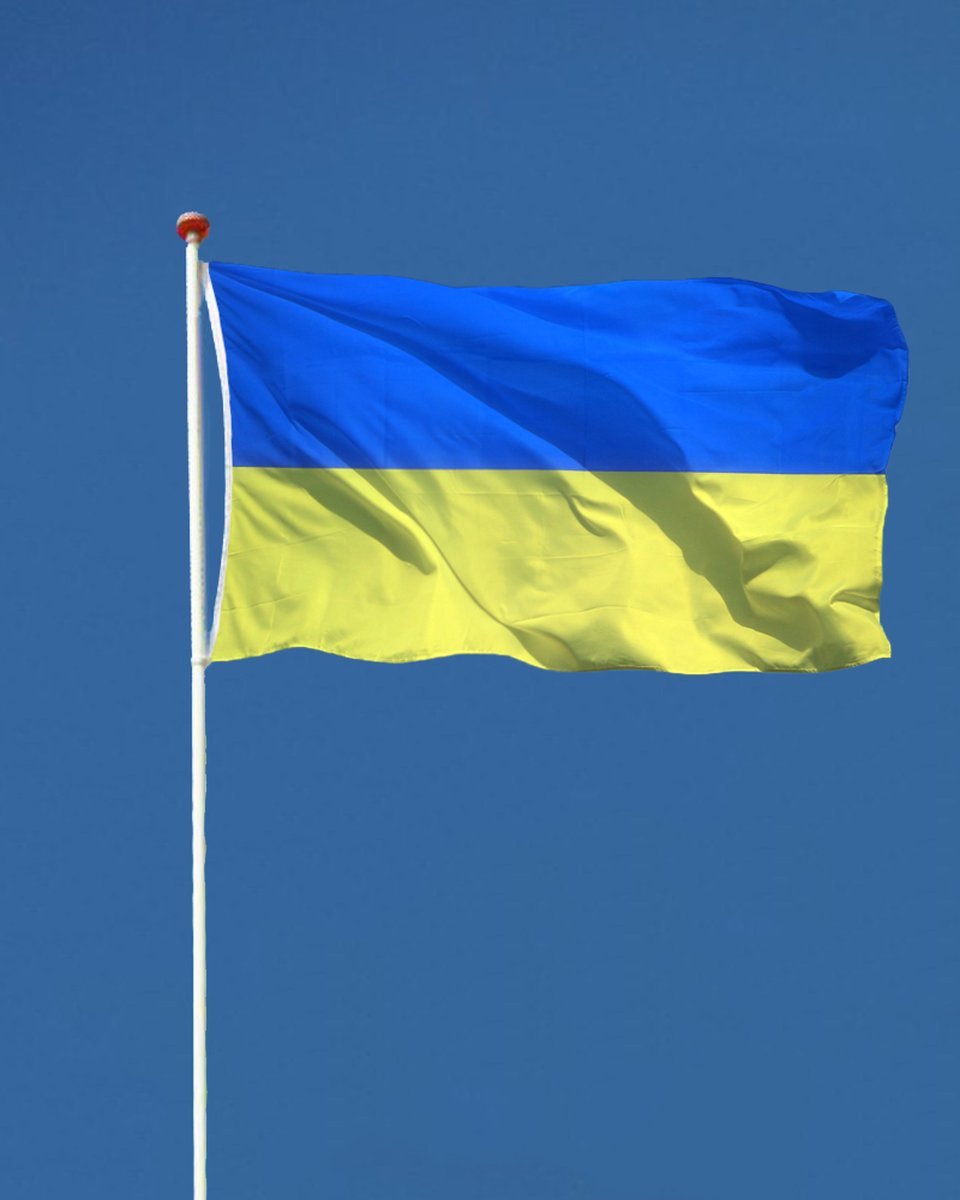 *** Vlag Oekraïne 90x150cm - Ukraine Flag -  Drapeau de lUkraine - державний прапор України - van Heble® ***