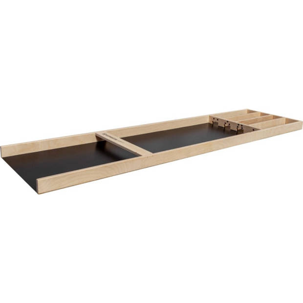 Heemskerk Mini Sjoelbak - Mini S Black - 115 cm - Inclusief 30 Mini Sjoelstenen - Zwart