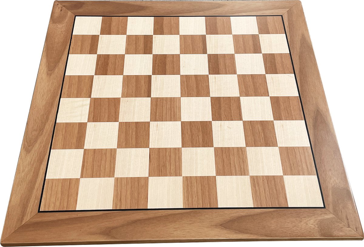 Handgemaakte houten schaakbord zonder schaakstukken - Hoge kwaliteit - Schaakspel - Schaakset - Schaken - Volwassenen - Chess