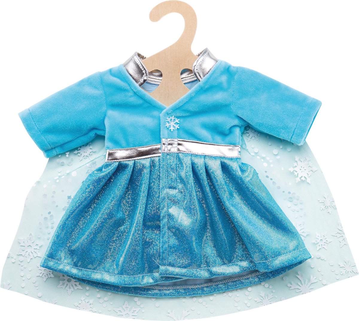   Babypoppenjurk Ice Princess Meisjes 28-35 Cm Textiel Blauw