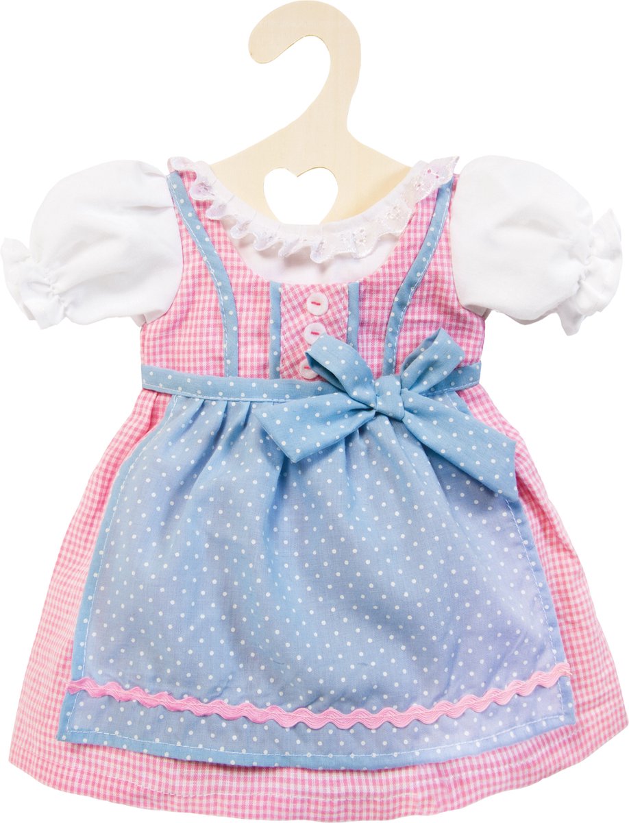 Heless Dirndl Roze - pop maat 35-45 cm - oktoberfest