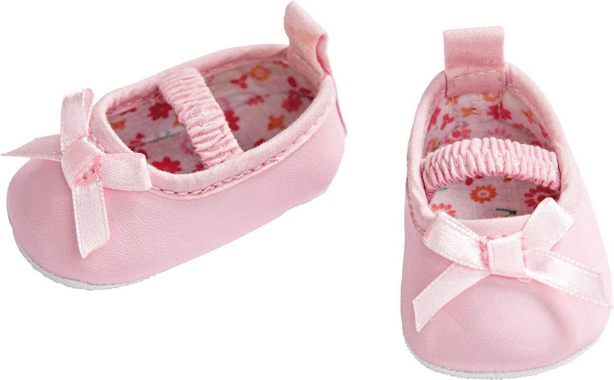   Poppenschoen Ballerinas Roze 30-34 Cm