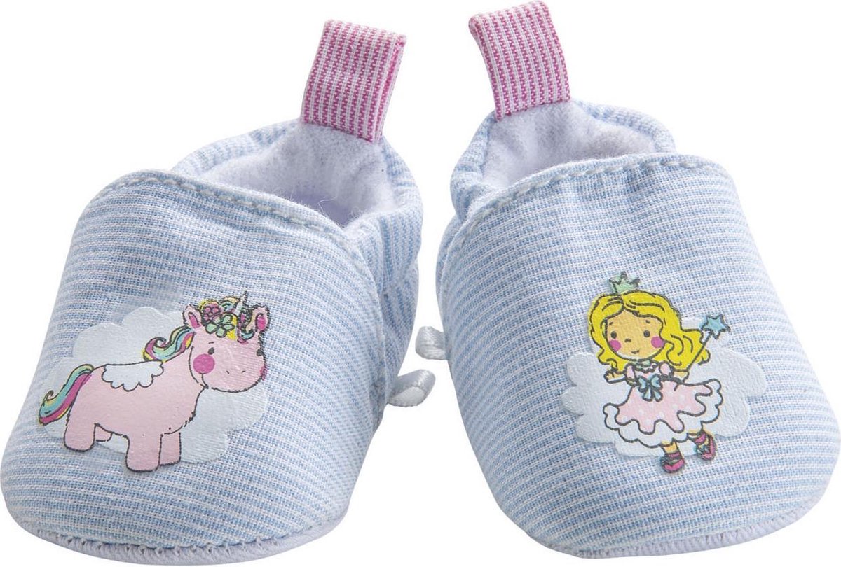   Poppenschoenen Eenhoorn 30-34 Cm Meisjes Polyester Lichtblauw