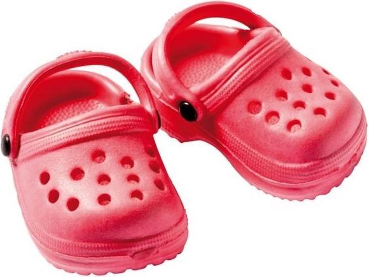 poppenschoen clogs roze 32-38 cm