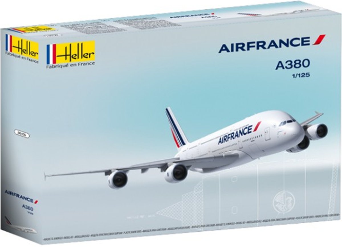 HELLER Airbus A 380-800 Fr.1:125