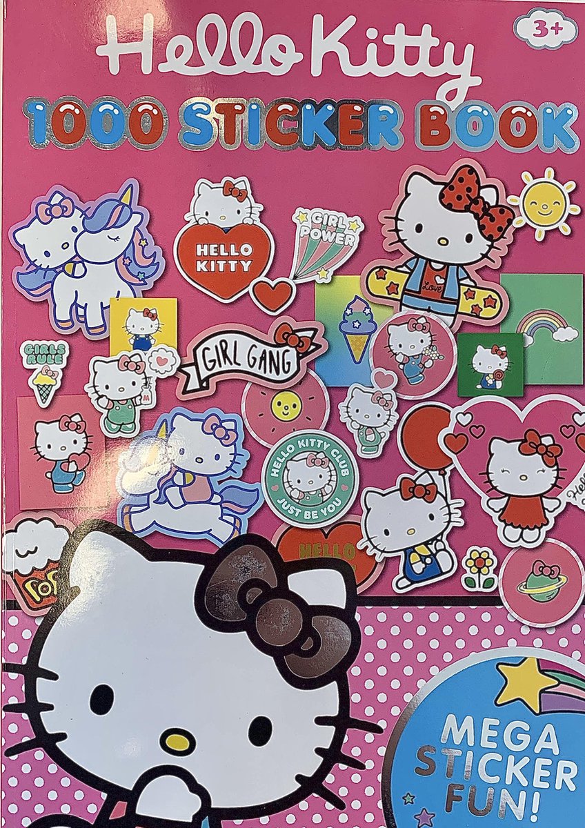 Hello Kitty - 1000 stickerboek