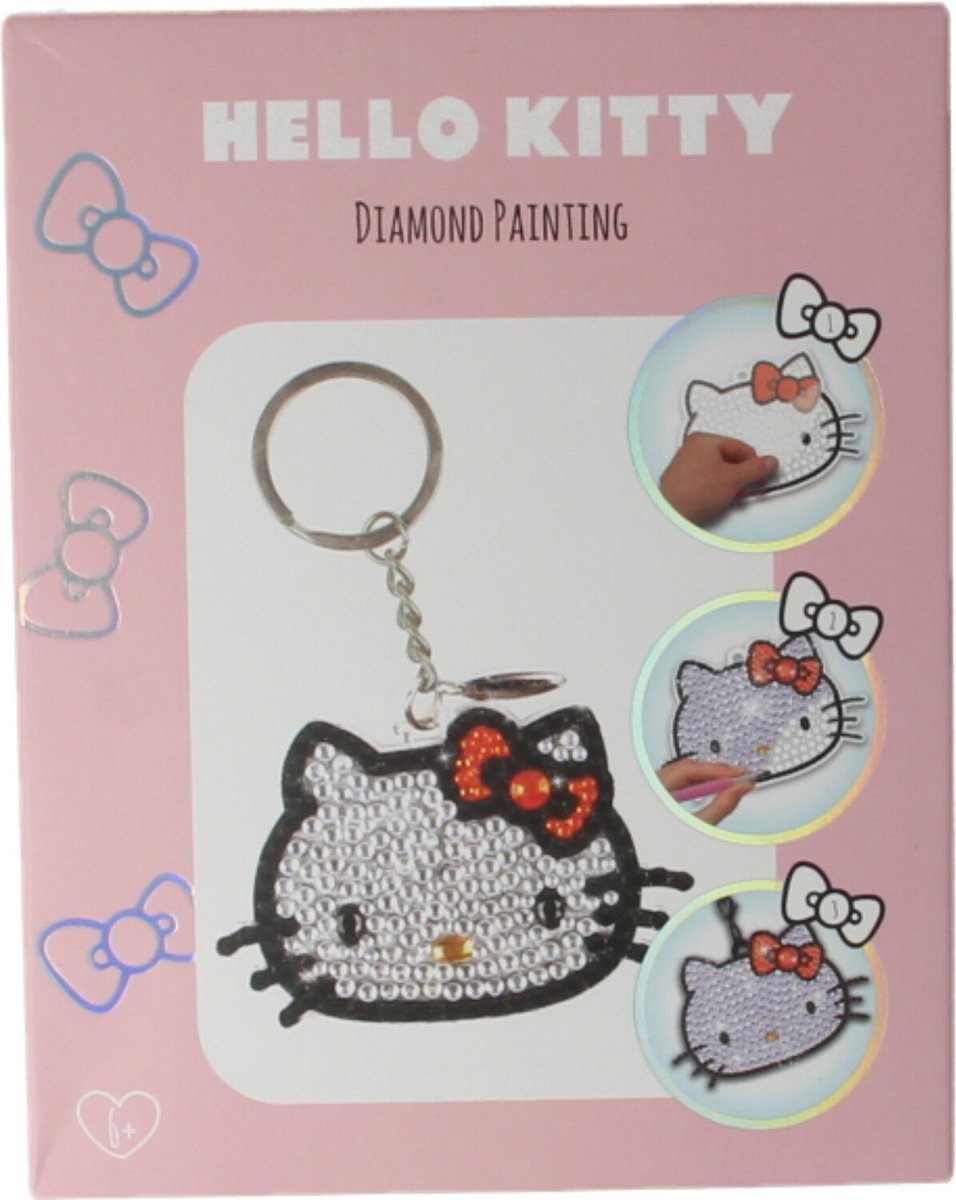 Hello Kitty Diamond Painting Hello Kitty Sleutelhanger