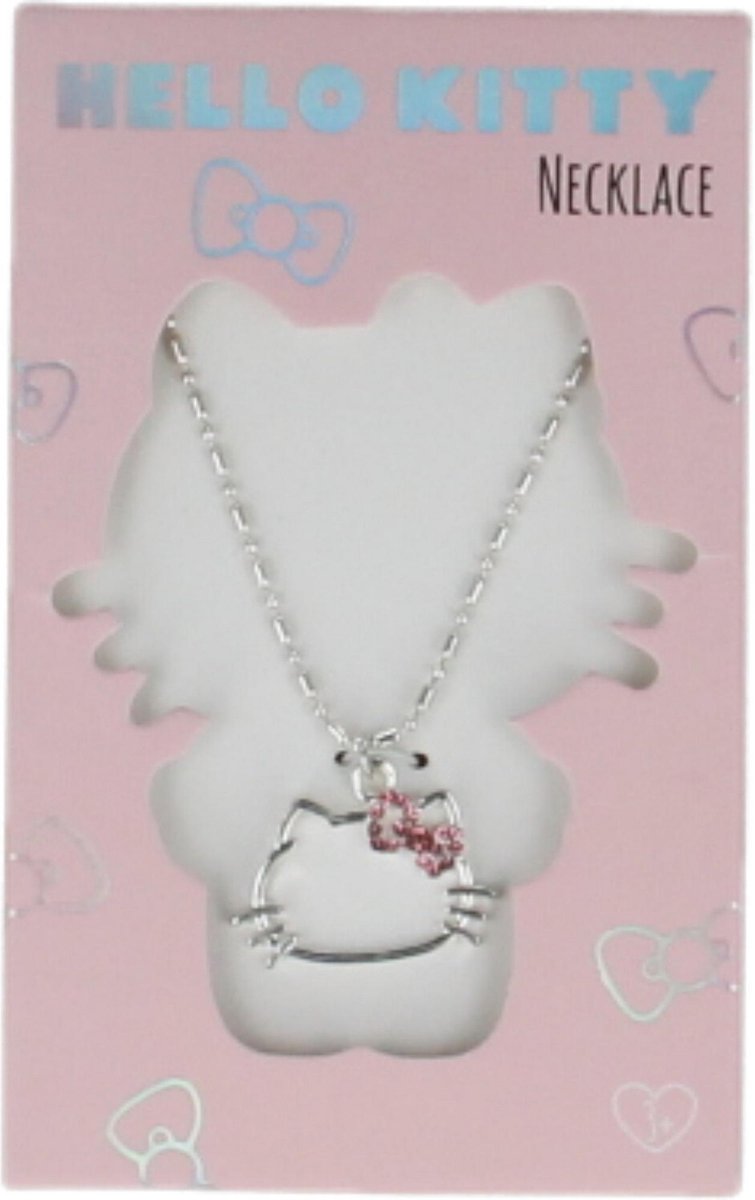 Hello Kitty Ketting Hoofdje Roze