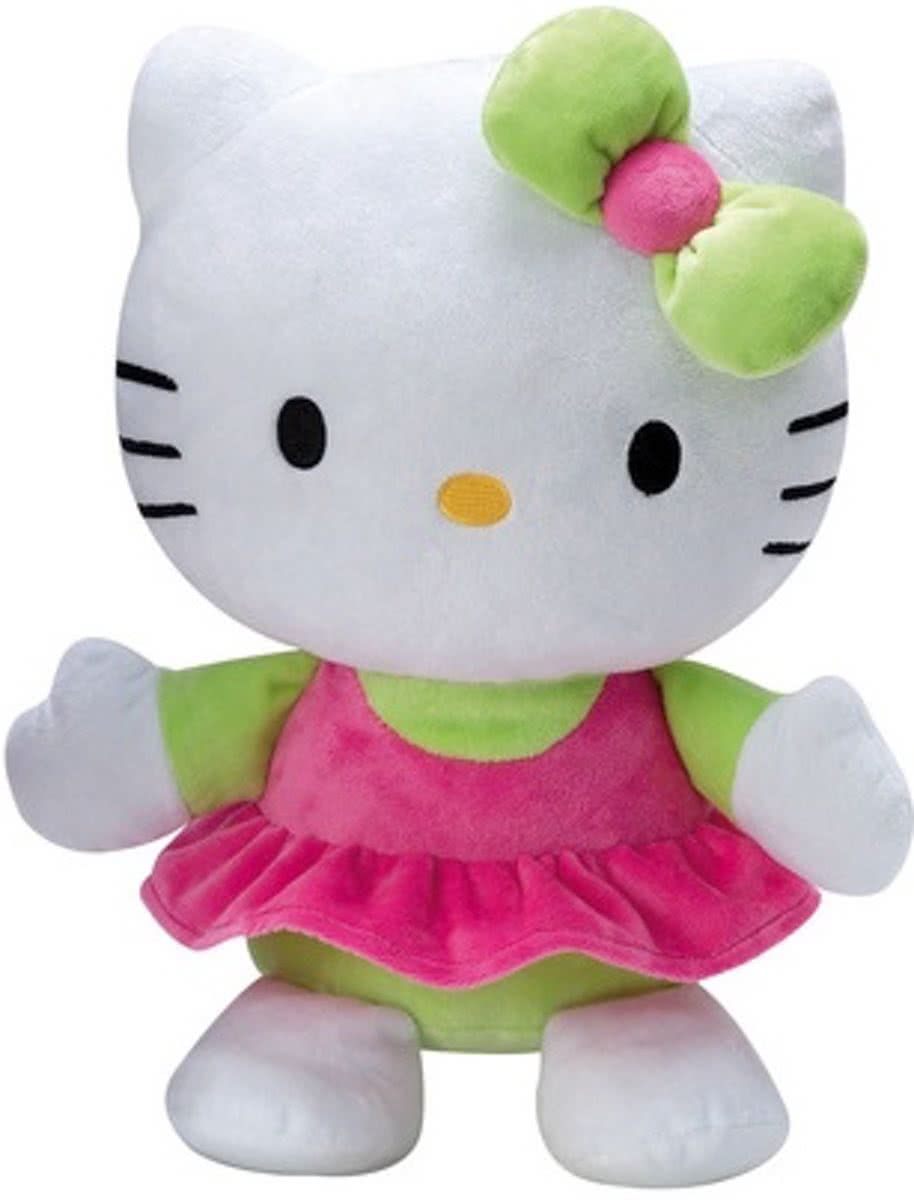 Hello Kitty Knuffel Doll Pluche Meisjes Groen 25 Cm