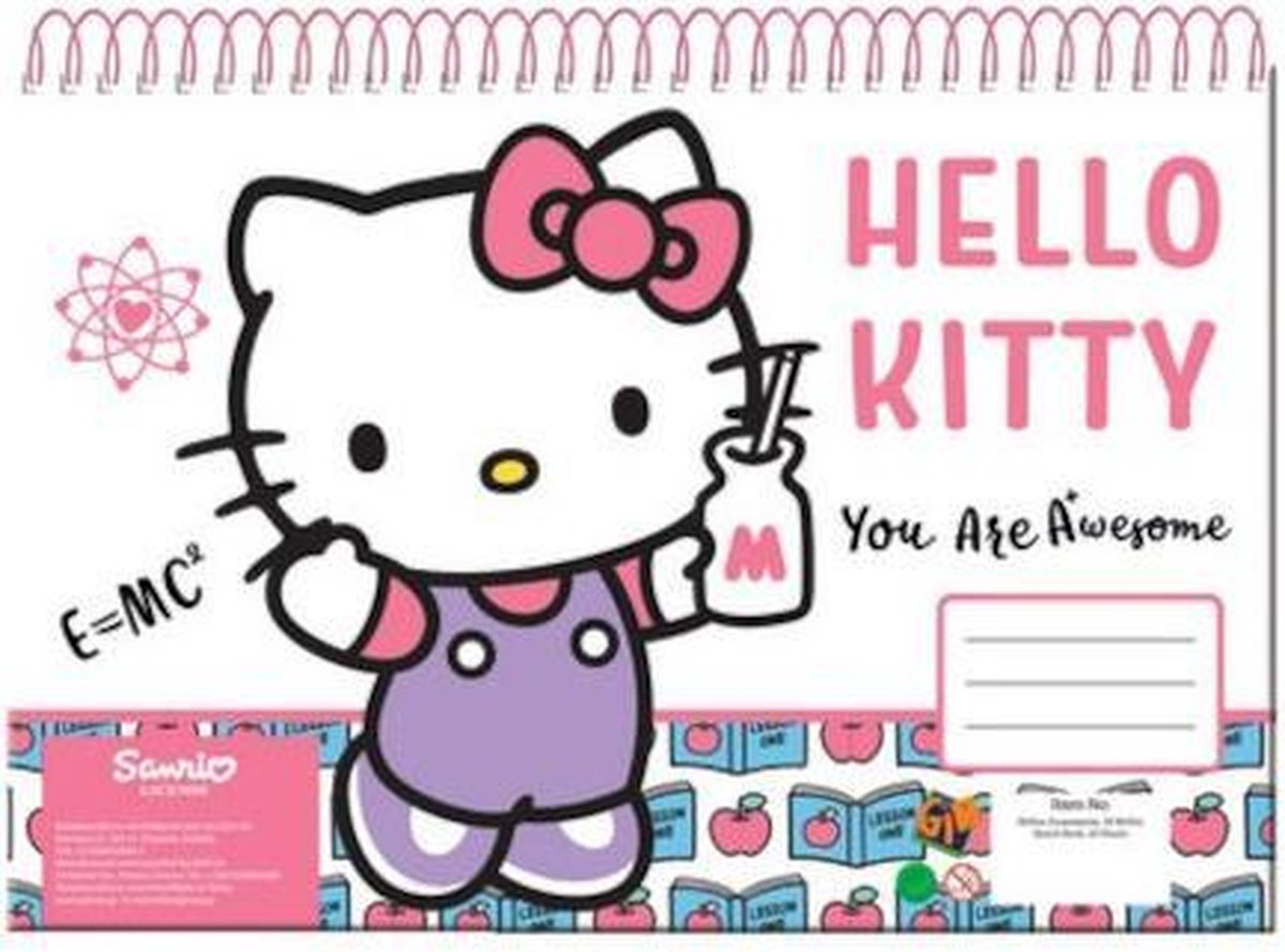 Hello Kitty Schetsboek Junior A4 Papier Wit 30 Vellen