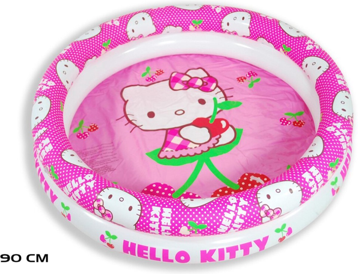 Jilong opblaaszwembad Hello Kitty meisjes 90 cm PVC roze/wit