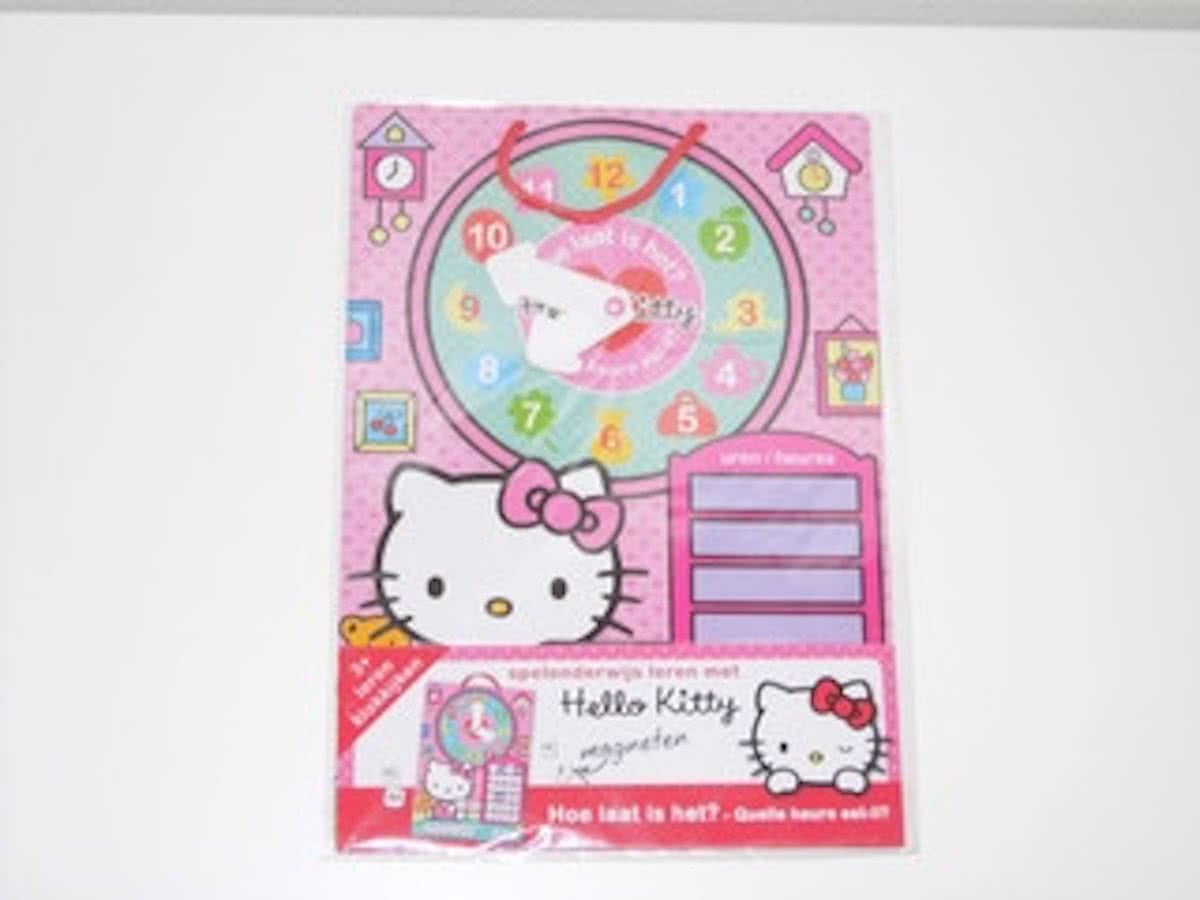 Leer klok kijken met Hello Kitty