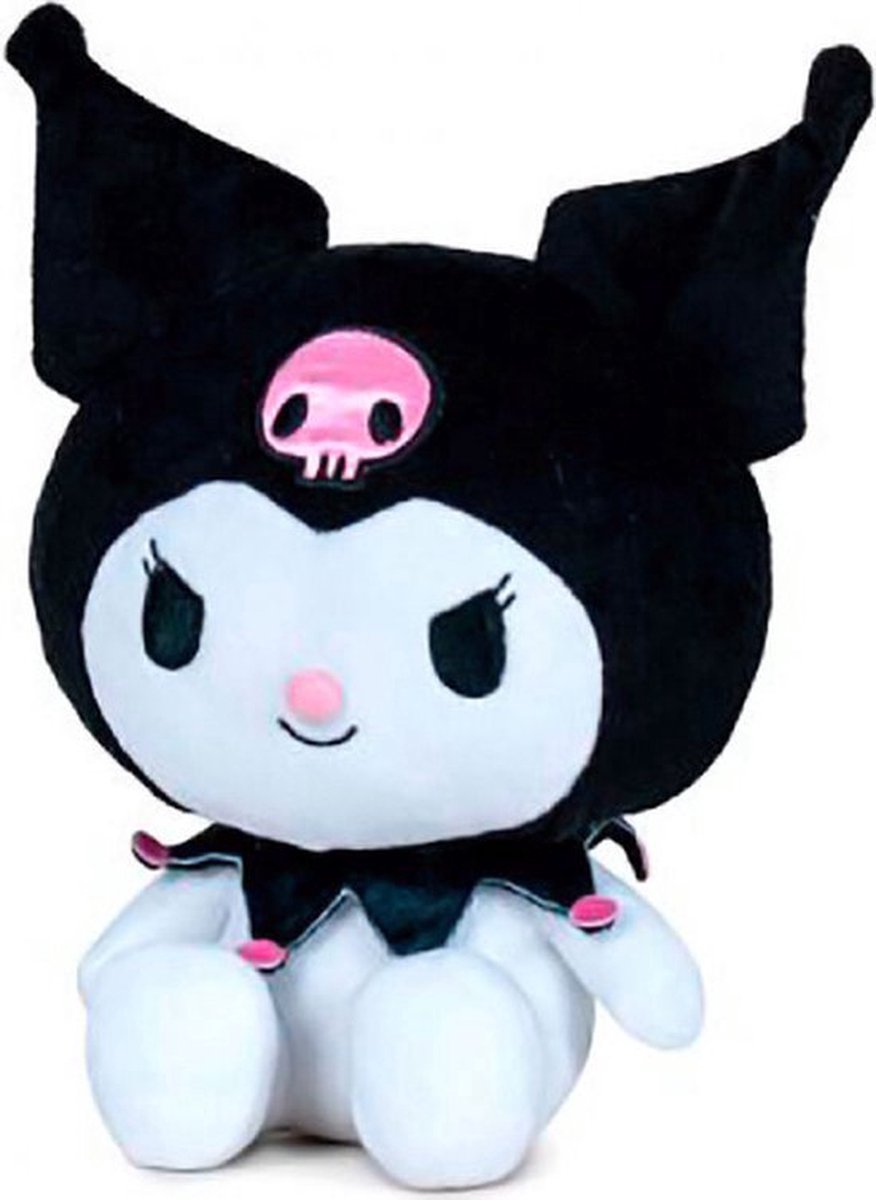 Pluche Kuromi Knuffel 34 cm - Hello Kitty Kitten Plush Toy - Speelgoed Knuffels voor kinderen - Sanrio Melody