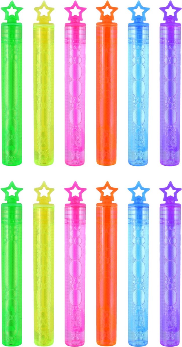   - 12x stuks - neon kleuren - 4 ml - uitdeel cadeau/kinderfeestje - bruiloft