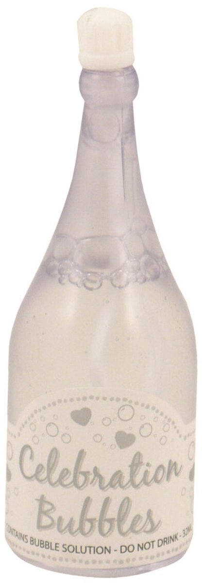   Bruiloft bellenblaas - 96x stuks - champagnefles van 9 cm - huwelijk versiering