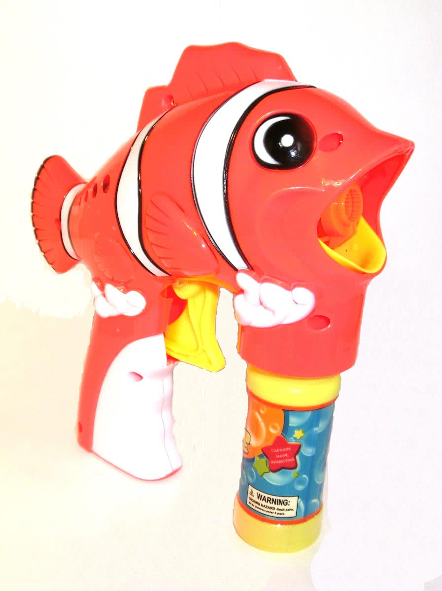 Bellenblaaspistool Bubble Gun Nemo met licht – Bellenblaas pistool led verlicht Bellen Blaas