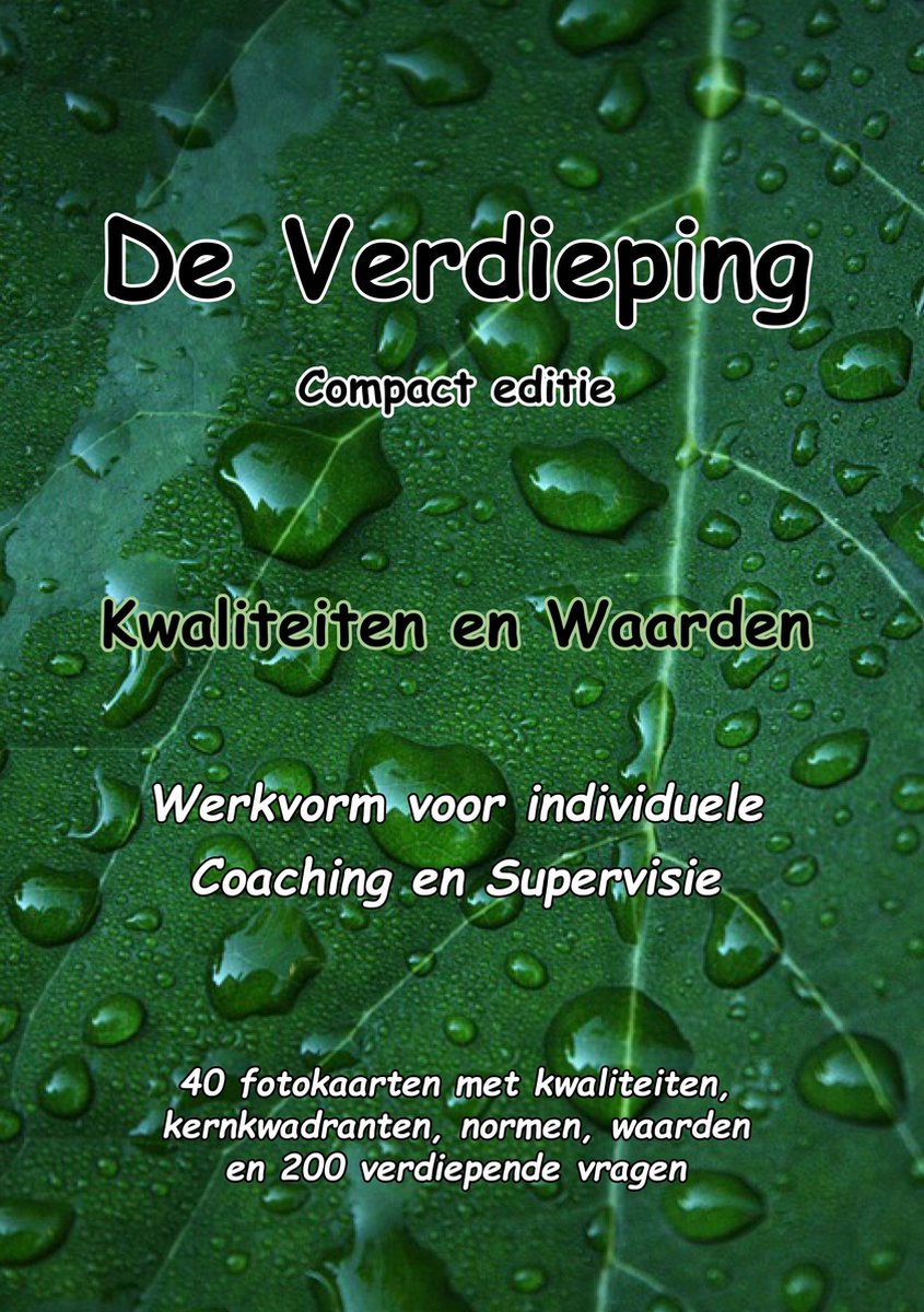 De Verdieping compact editie. Box met 40 coachkaarten voor individuele coaching en supervisie.