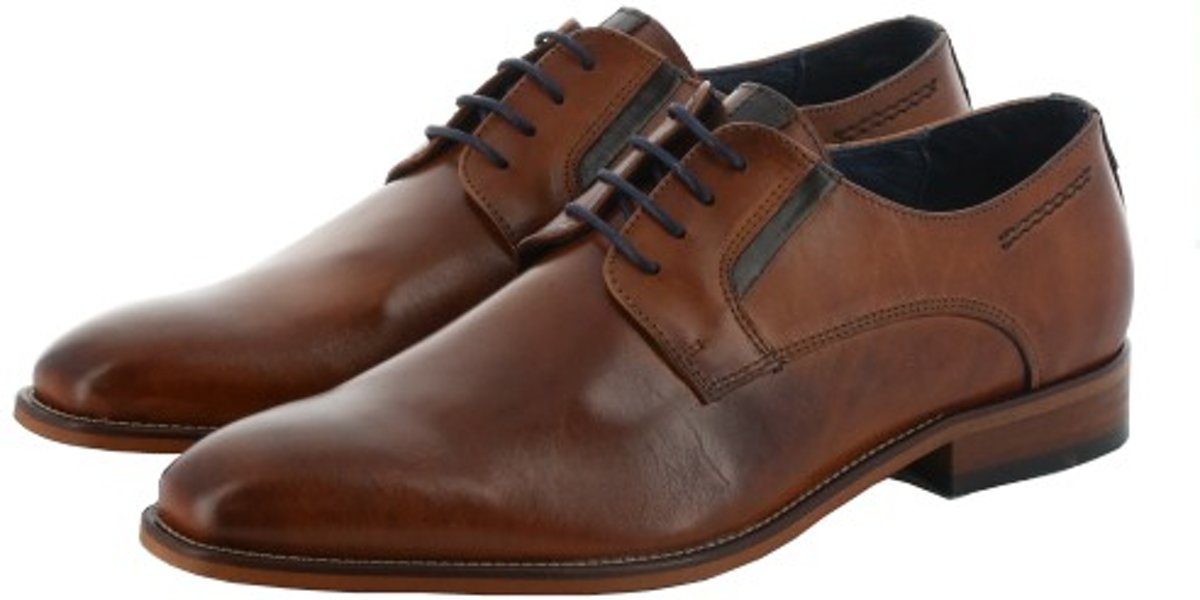 Henk ter Horst lederen heren schoenen cognac_40, maat 40