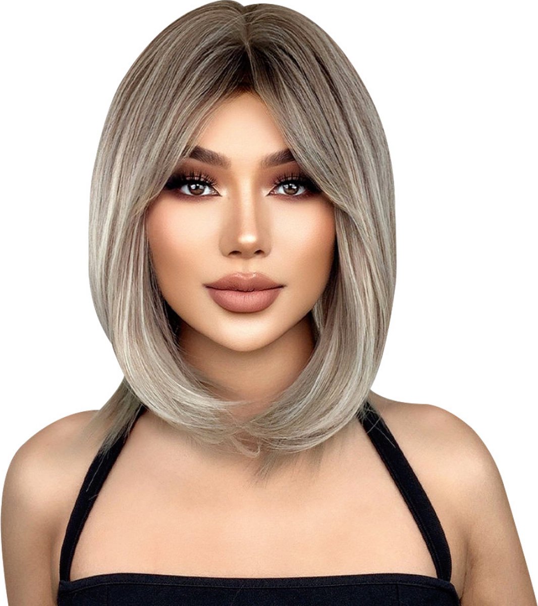 Henry Margy Damespruik – Hair Wig – Haarstuk – Wasbaar – Kambaar – Hoge Kwaliteit – Dames Haar – Kort – Blond – Verfbaar