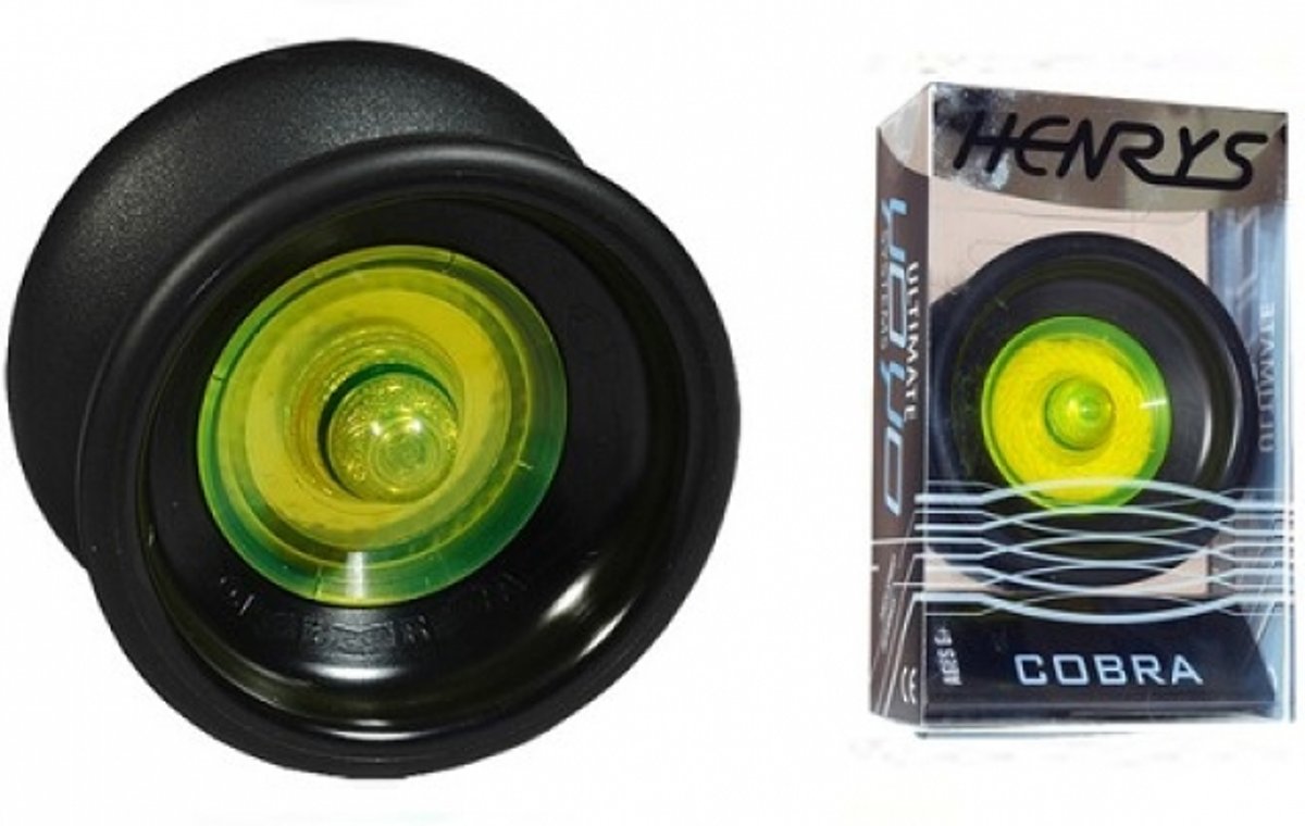 Henrys Cobra Yoyo Zwart/Geel