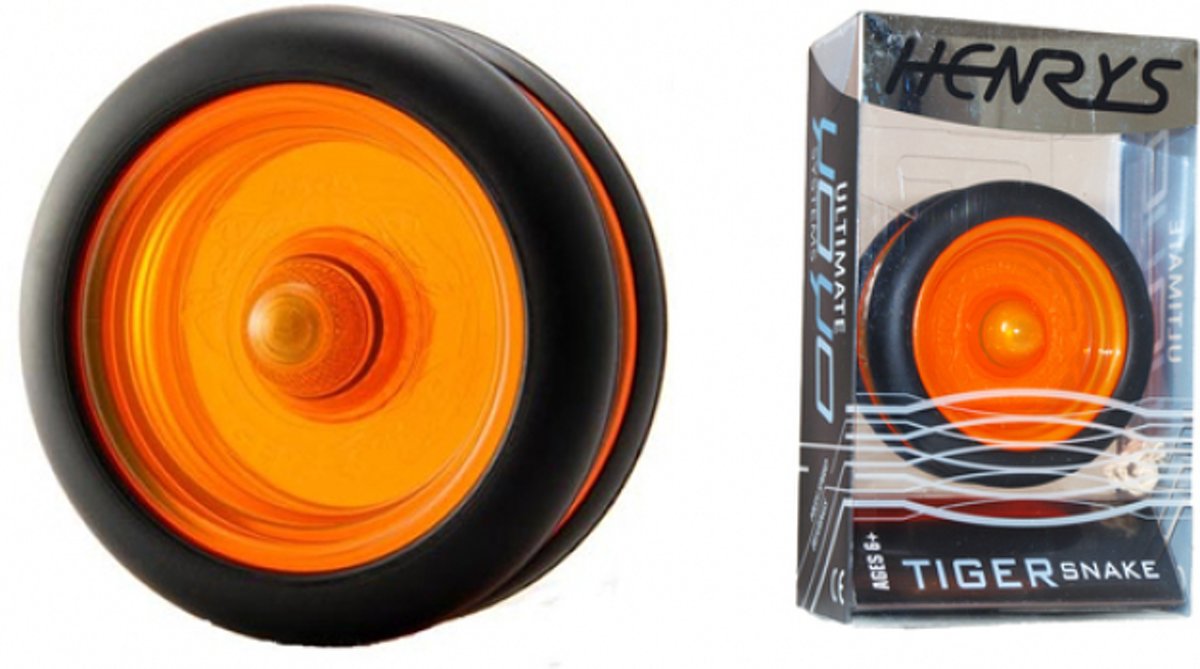 Henrys Tiger Snake Yoyo oranje/zwart