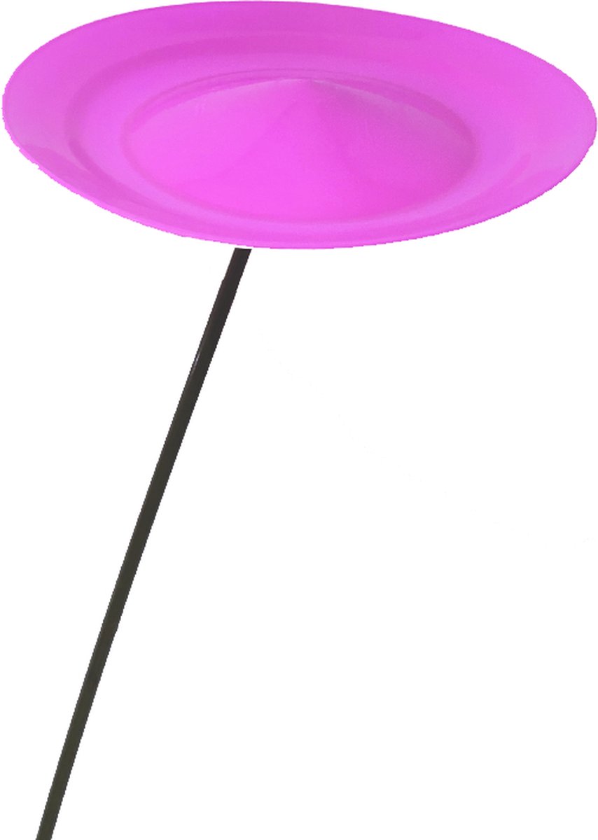 Jongleerbord Roze, Inclusief plastic stokje