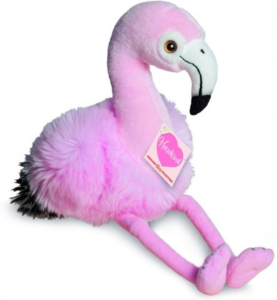 Hermann Teddy Knuffel Flamingo Miss Pinky