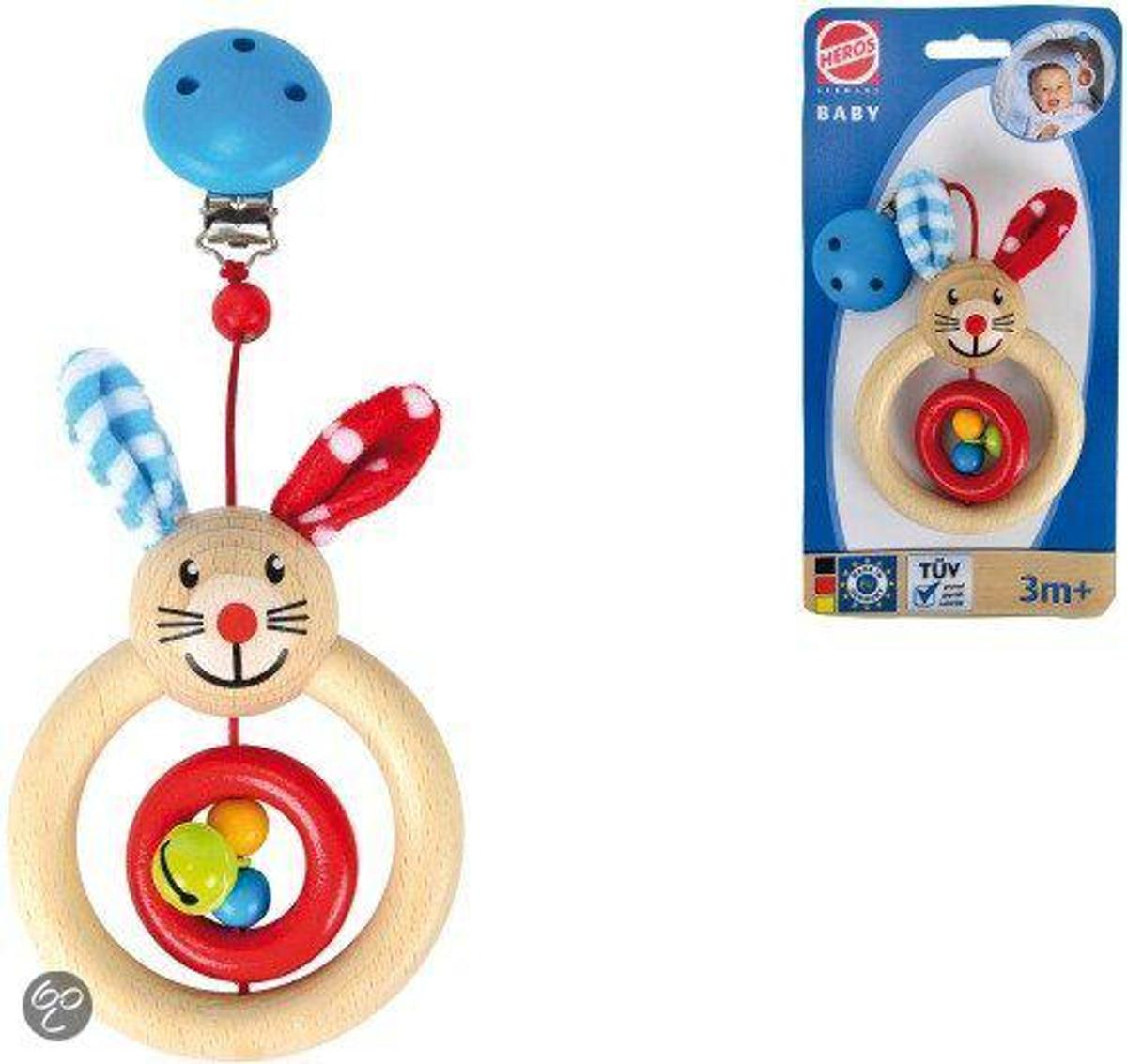 Heros Houten Baby Clipfiguur Konijn