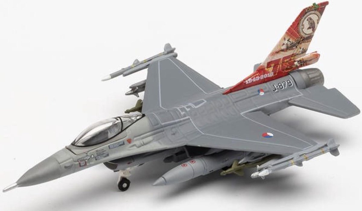 HERPA Lockheed Martin F-16A - 322 Squadron, Leeuwarden Air Base - Royal Netherlands Air Force schaalmodel 1:200