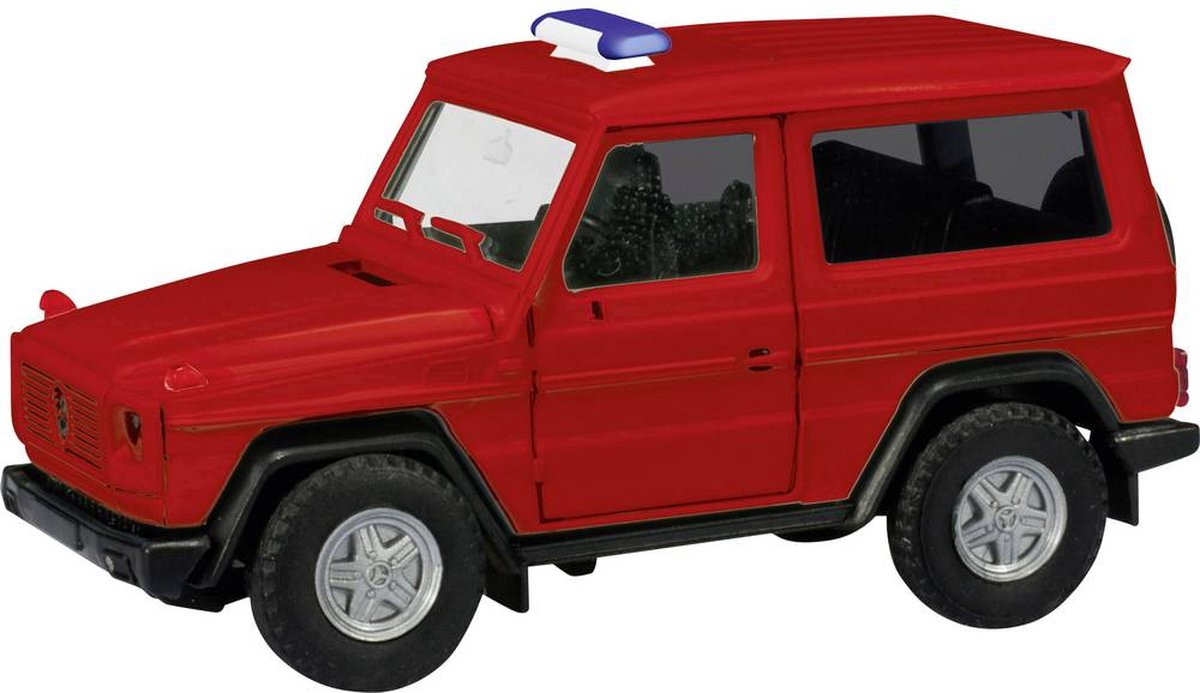 Herpa 013086 H0 Mercedes Benz Mercedes-Benz G-model brandweer (Bouwpakket)