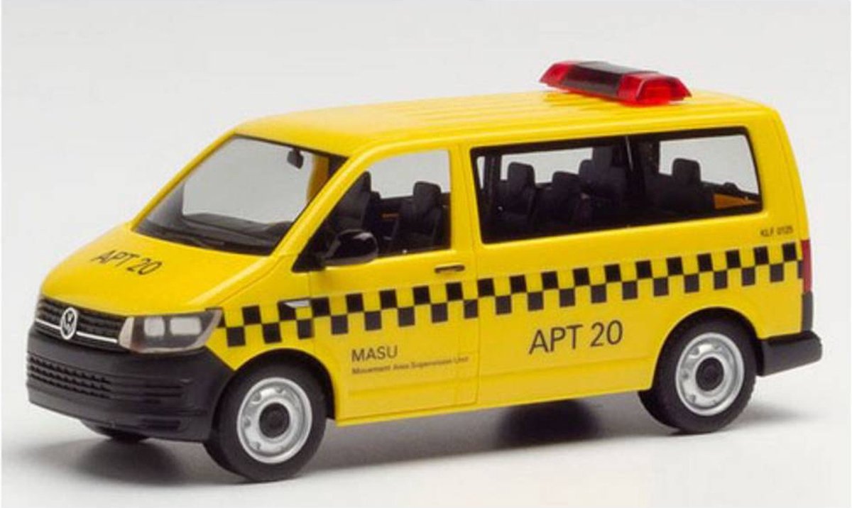 Herpa 095112 H0 Volkswagen (VW) T6 bus Fraport / MASU APT 20