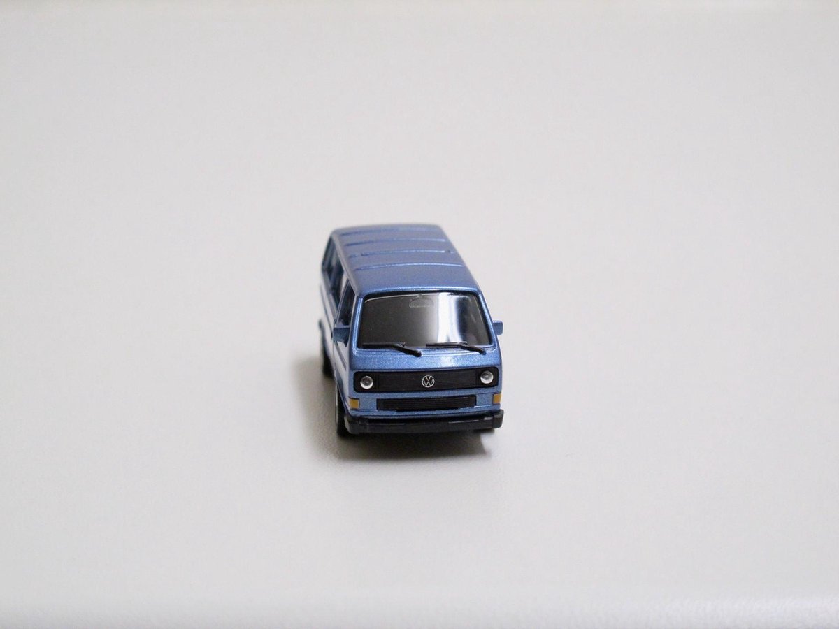 Herpa 1/87 VW T3 Bus, Blauw metallic met BBS velgen