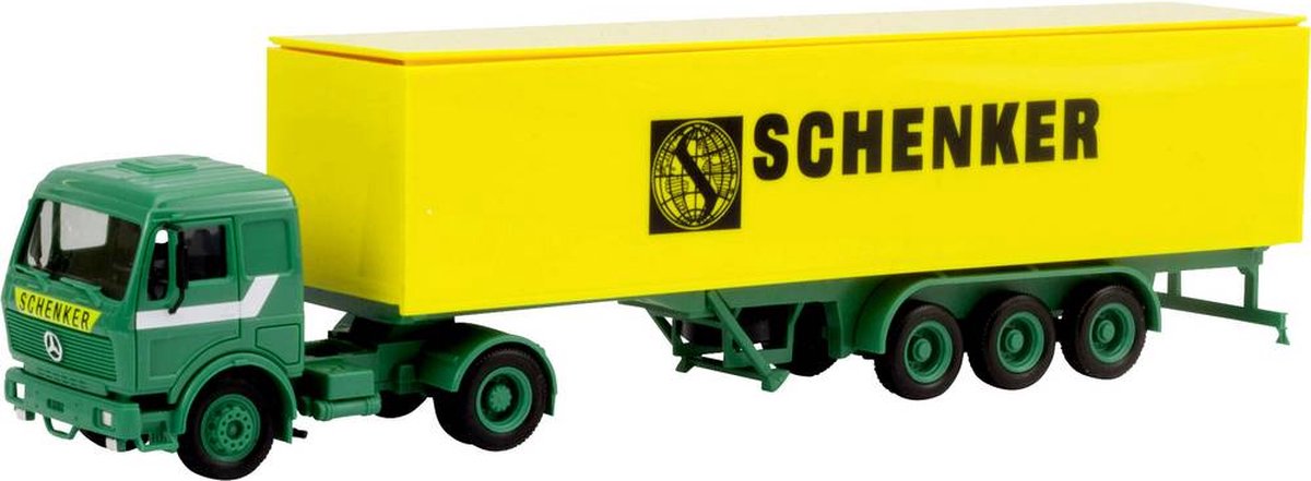 Herpa 310949 H0 Vrachtwagen Mercedes Benz S trekker-opleggercombinatie Schenker