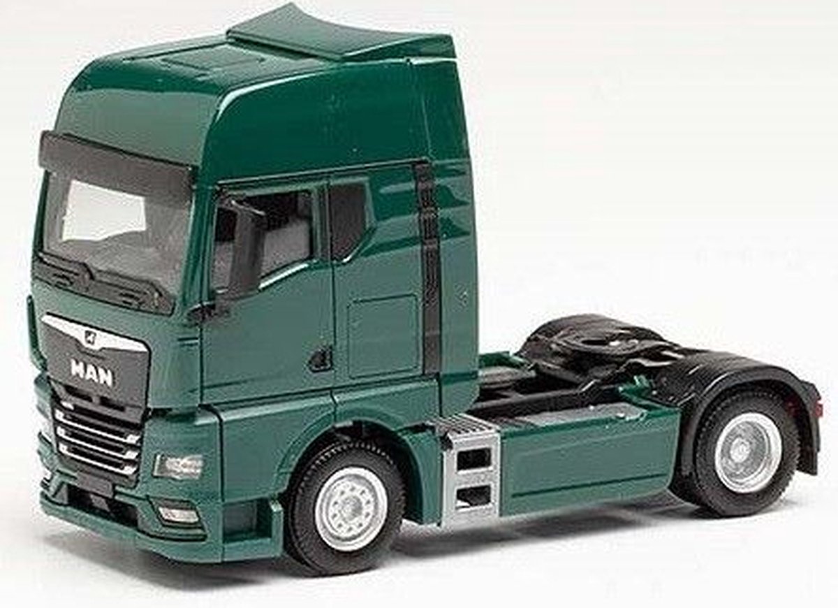 Herpa MAN vrachtwagen TGX GX, groen, 1:87