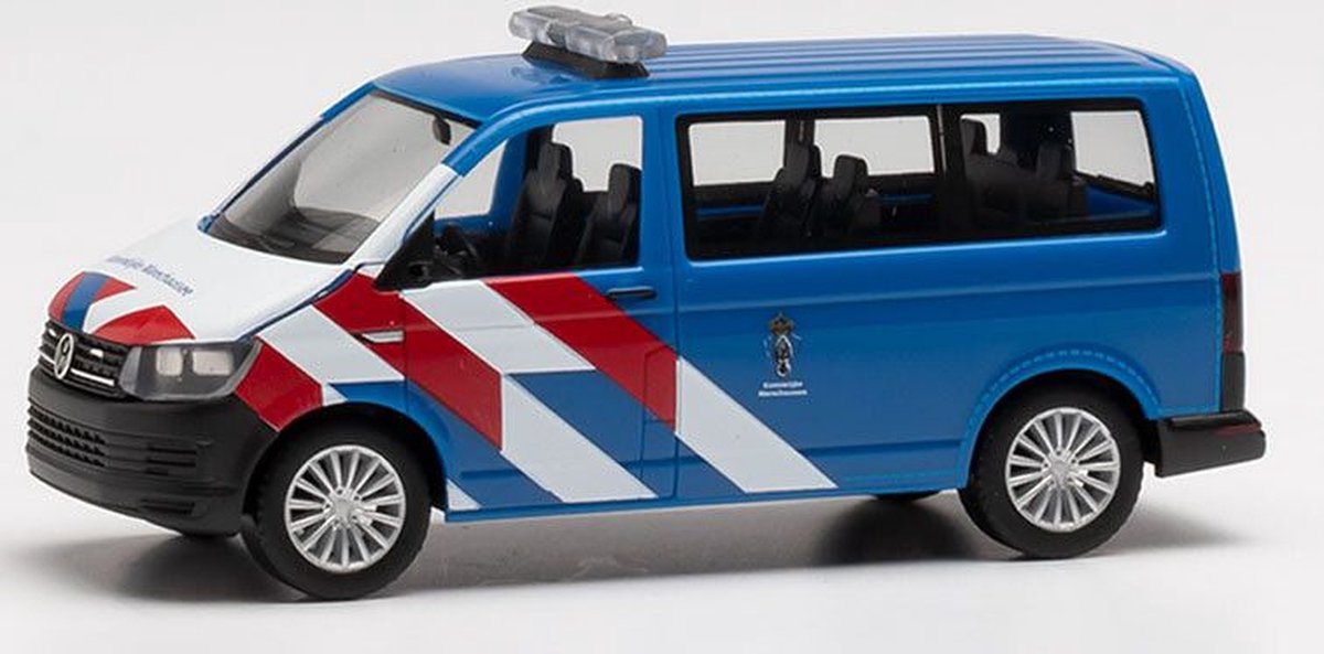 Herpa VW wagen T6 Marechausse nieuwe striping, 1:87