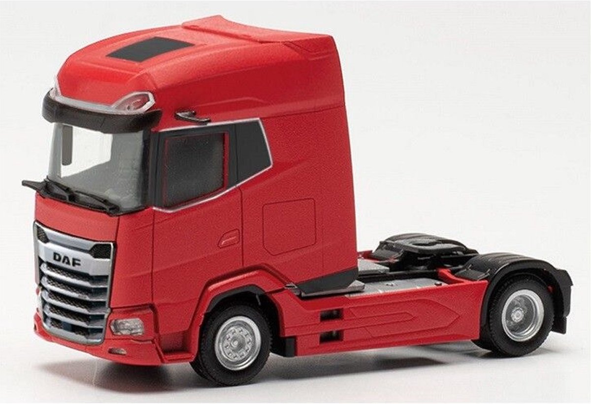 Herpa schaalmodel DAF vrachtwagen XG+, rood, 1:87 lengte 7,5cm