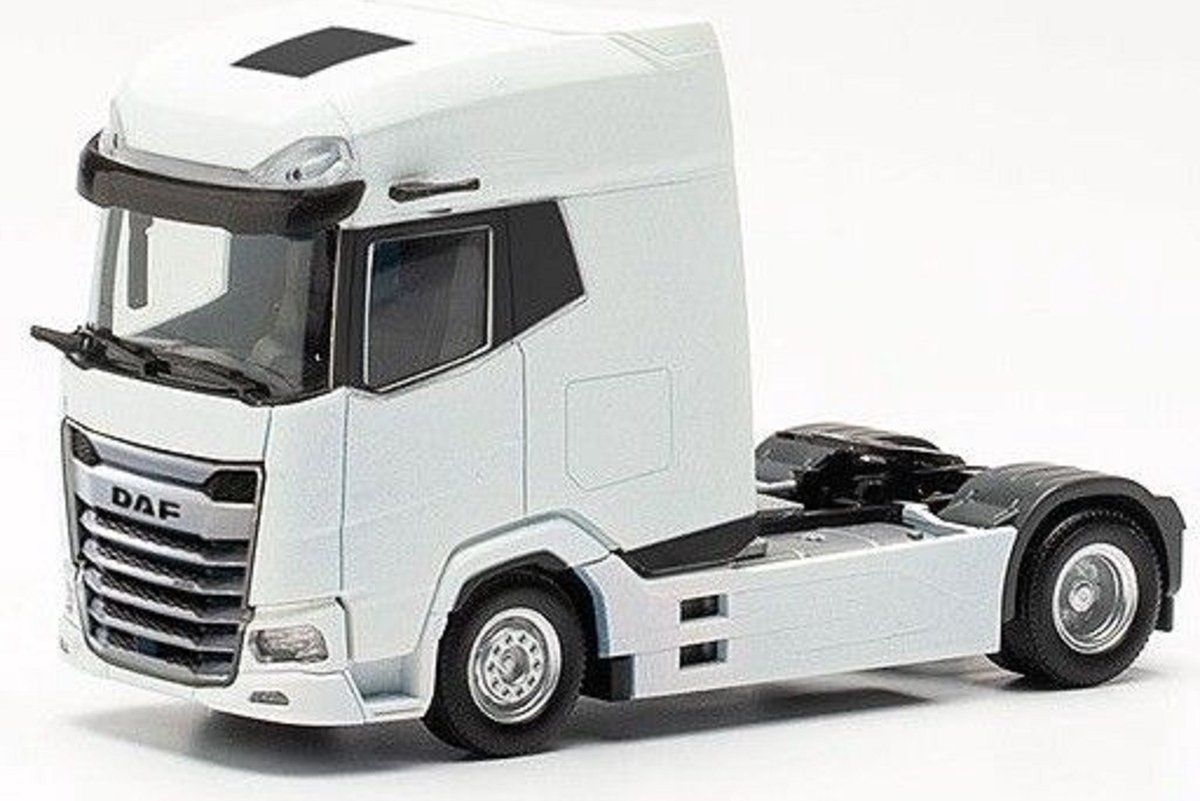 Herpa schaalmodel DAF vrachtwagen XG+, wit, 1:87 lengte 7,5cm