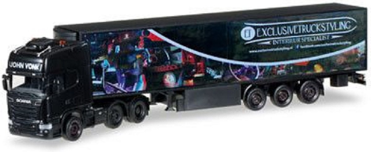 Herpa vrachtwagen Scania R TL K.Sz. John Vonk (NL) schaal 1:87 lengte 19,5cm