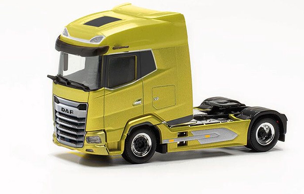 Schaalmodel DAF vrachtwagen XG, tuscan geel metallic (NL) schaal 1:87 lengte 7,5cm