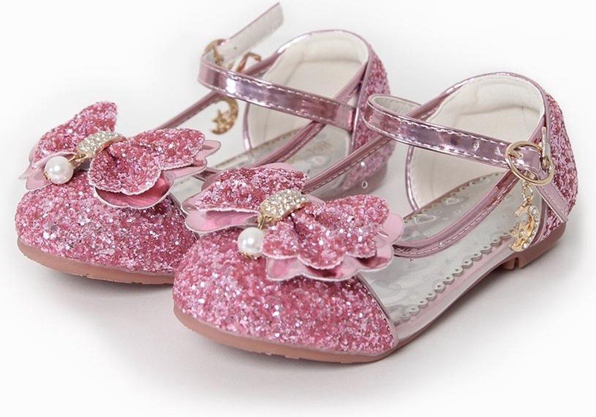 Prinsessen schoenen - Roze - maat 31 (binnenzool 19,8 cm) - Verkleedkleren Meisje - Elsa schoenen