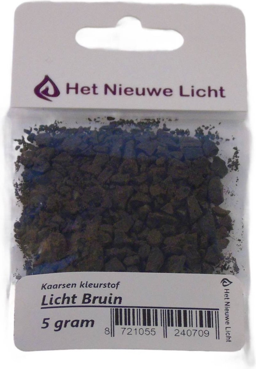   - Kaarsen kleurstof - LICHT BRUIN - 5 gram