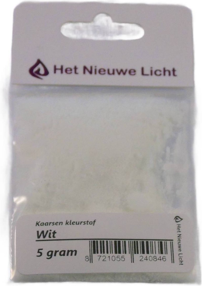   - Kaarsen kleurstof - WIT - 5 gram
