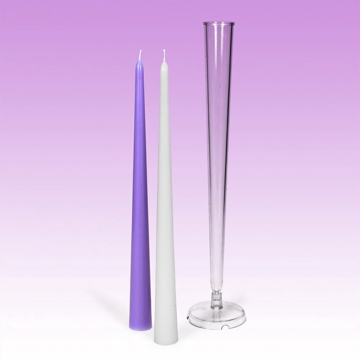   - kaarsenmal - Kegel 70x300mm + Pitklem