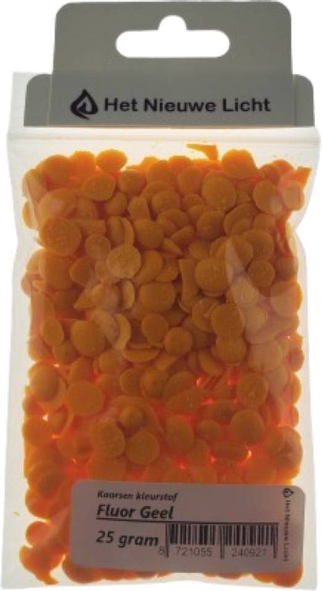  - Kaarsen kleurstof - FLUOR GEEL - 25 gram